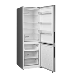 Midea MDRB548MME46 Space master inox, alulfagyasztós, Hűtő: 271L, Fagyasztó:130L, No frost hűtőszekrény