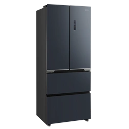 Midea MDRF600BIE70 inox, négyajtós, Hűtő:276L, Fagyasztó:159L, No frost hűtőszekrény