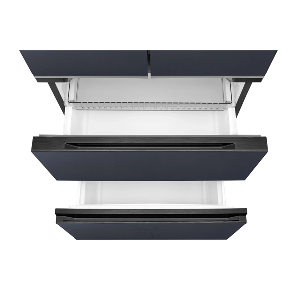 Midea MDRF600BIE70 inox, négyajtós, Hűtő:276L, Fagyasztó:159L, No frost hűtőszekrény