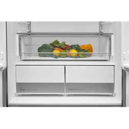 Midea MDRF600BIE70 inox, négyajtós, Hűtő:276L, Fagyasztó:159L, No frost hűtőszekrény