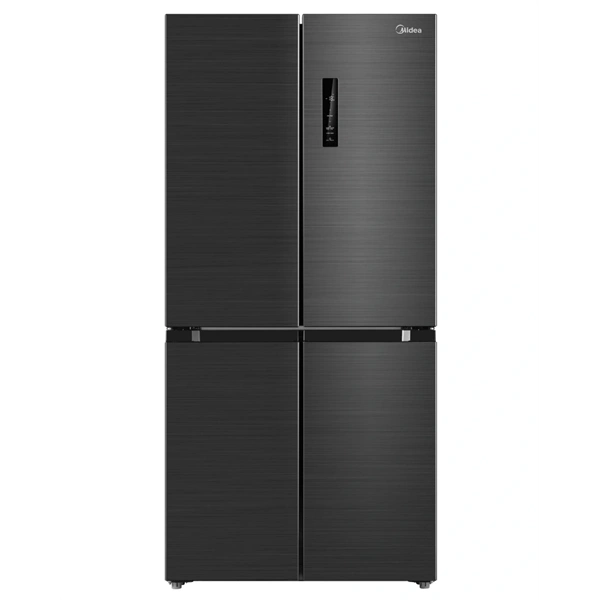 Midea MDRF632FIE45 inox, négyajtós, Hűtő:305L, Fagyasztó:169L, No frost hűtőszekrény