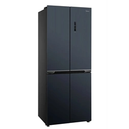 Midea MDRF632FIE45 inox, négyajtós, Hűtő:305L, Fagyasztó:169L, No frost hűtőszekrény
