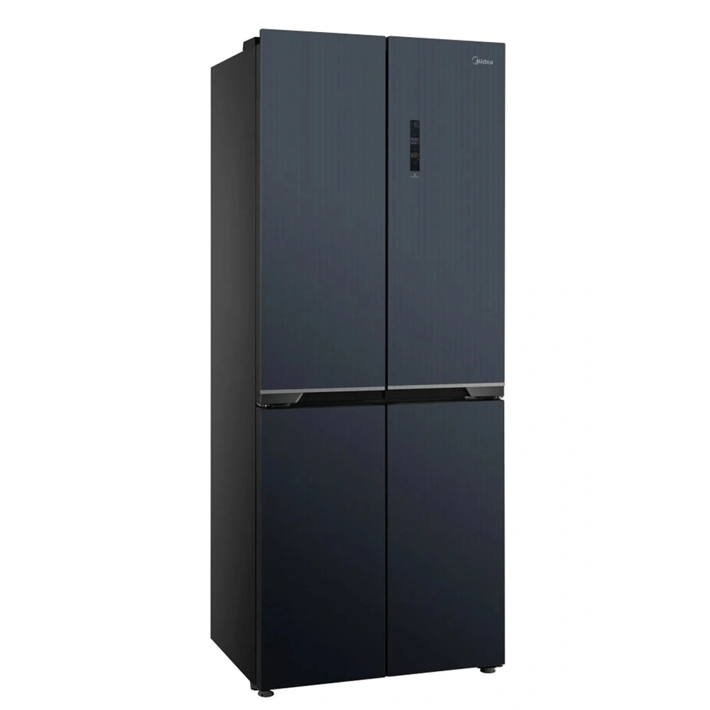Midea MDRF632FIE45 inox, négyajtós, Hűtő:305L, Fagyasztó:169L, No frost hűtőszekrény
