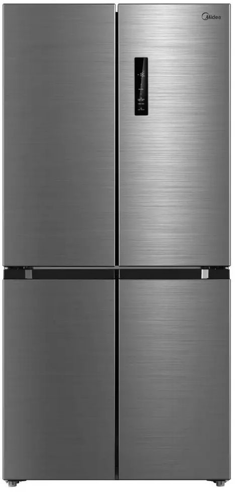 Midea MDRF632FIE46 inox, négyajtós, Hűtő:305L, Fagyasztó:169L, No frost hűtőszekrény