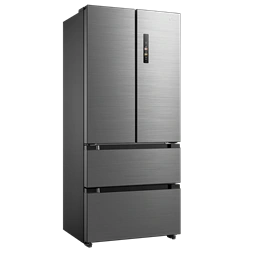 Midea MDRF692FIE46 inox, négyajtós, Hűtő:347L, Fagyasztó:169L, No frost hűtőszekrény