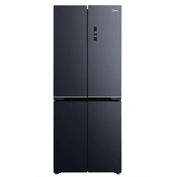 Midea MDRM587BIE70 inox, négyajtós, Hűtő:276L, Fagyasztó:150L, No frost hűtőszekrény