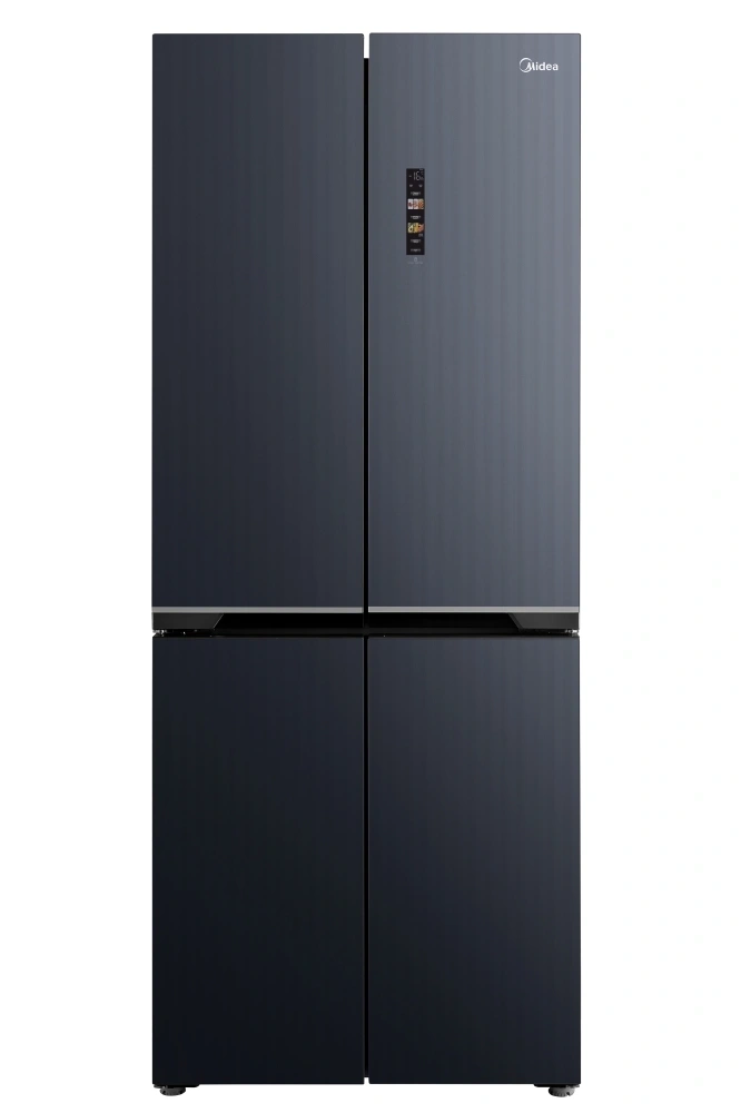 Midea MDRM587BIE70 inox, négyajtós, Hűtő:276L, Fagyasztó:150L, No frost hűtőszekrény