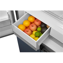 Midea MDRM587BIE70 inox, négyajtós, Hűtő:276L, Fagyasztó:150L, No frost hűtőszekrény