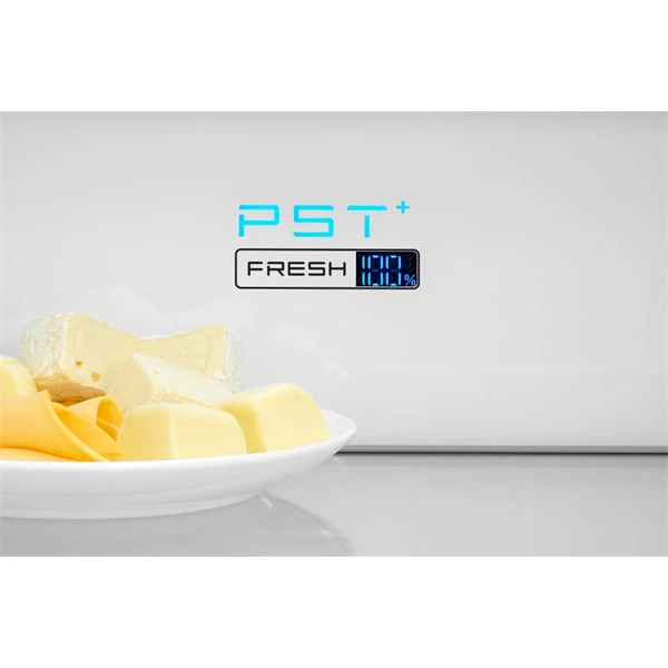 Midea MDRM587BIE70 inox, négyajtós, Hűtő:276L, Fagyasztó:150L, No frost hűtőszekrény