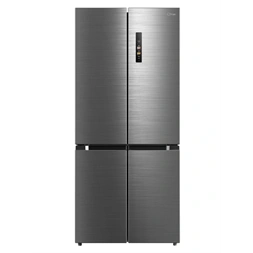 Midea MDRM691FIE46 inox, négyajtós, Hűtő:345L, Fagyasztó:170L, No frost hűtőszekrény