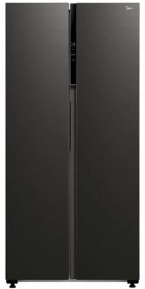 Midea MDRS619FIE28 fekete, Side-by-Side, Hűtő:271L, Fagyasztó:189L, No frost hűtőszekrény