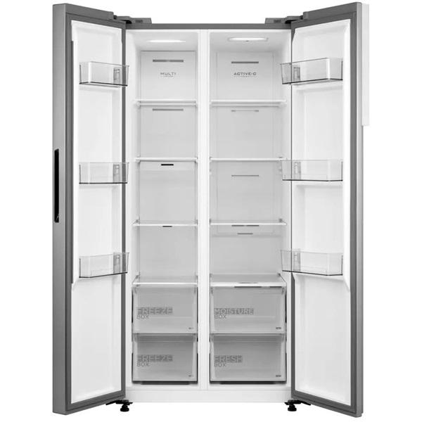 Midea MDRS619FIE46 no frost, inox, Side-by-Side hűtőszekrény