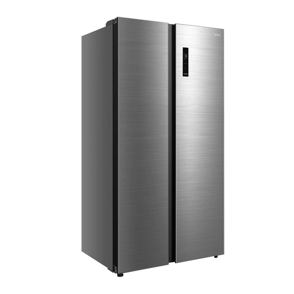 Midea MDRS710FGD46 inox, Side-by-side, Hűtő:349L, Fagyasztó:206L, No frost hűtőszekrény