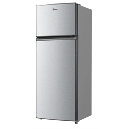 Midea MDRT294FGE50 ezüst, felülfagyasztós, Hűtő:163L, Fagyasztó:41L, No frost hűtőszekrény