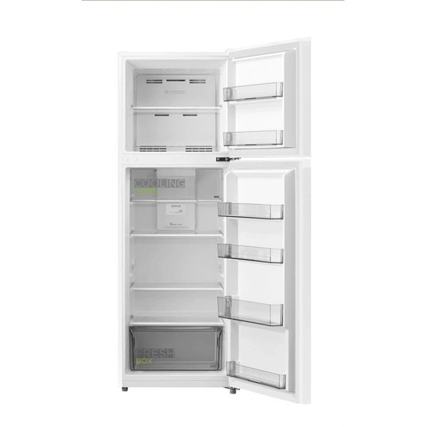 Midea MDRT385MTE01 fehér, felülfagyasztós, Hűtő:206L, Fagyasztó:60L, No frost hűtőszekrény