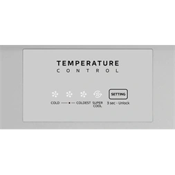 Midea MDRT385MTE46 inox, felülfagyasztós, Hűtő:206L, Fagyasztó:60L, No frost hűtőszekrény