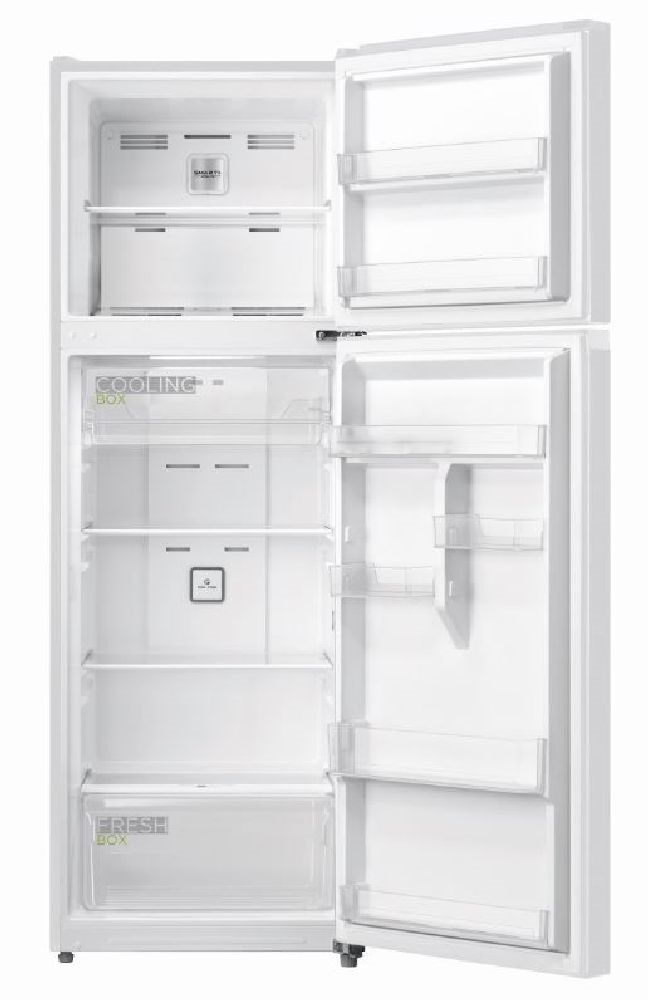 Midea MDRT489MTE01 fehér, felülfagyasztós, Hűtő:254L, Fagyasztó:84L, No frost hűtőszekrény (Újszerű)