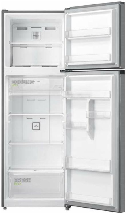 Midea MDRT489MTE46, felülfagyasztós, Hűtő:254L, Fagyasztó:84L, No frost hűtőszekrény