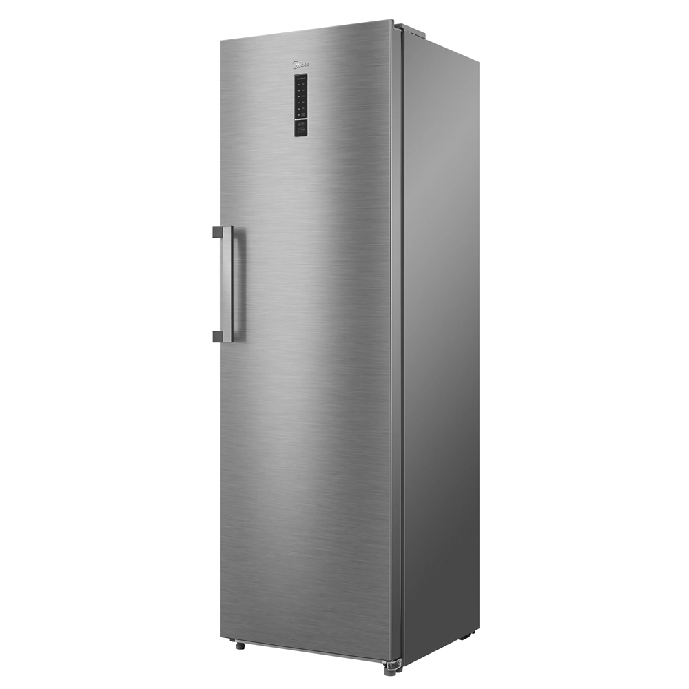 Midea MDRU502MTE46 inox, egyajtós, Hűtő:362L, No frost hűtőszekrény