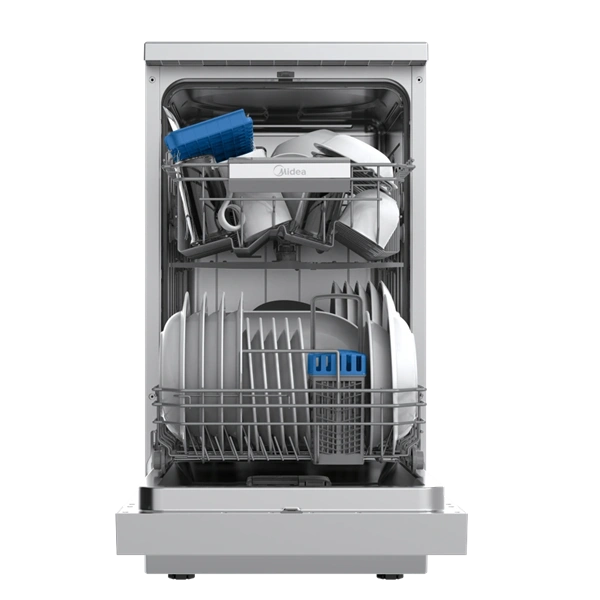 Midea MDWEF1034CSS-WG-EU inox, programok száma: 8, szabadonálló, 10 terítékes mosogatógép
