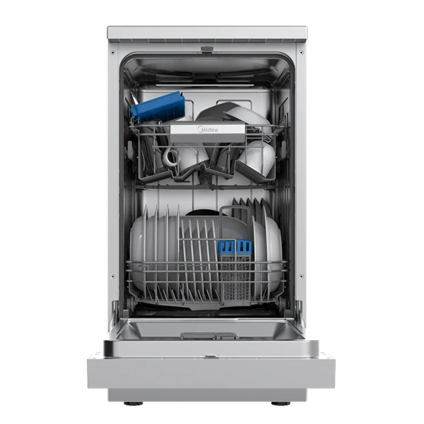 Midea MDWEF1034CSS-WG-EU inox, programok száma: 8, szabadonálló, 10 terítékes mosogatógép