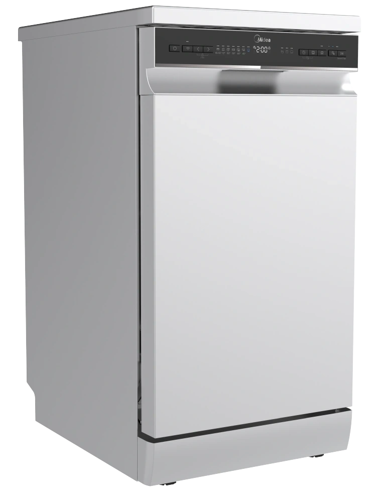 Midea MDWEF1034DSS-WC inox , programok száma: 9, szabadonálló, 10 terítékes mosogatógép
