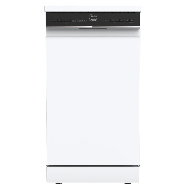 Midea MDWEF1034DW-WC fehér, programok száma: 9, szabadonálló, 10 terítékes mosogatógép