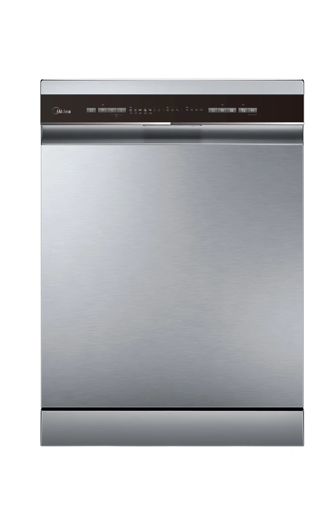 Midea MDWPF1433CSS-W-EU inox programok száma: 10, szabadonálló, 14 terítékes mosogatógép