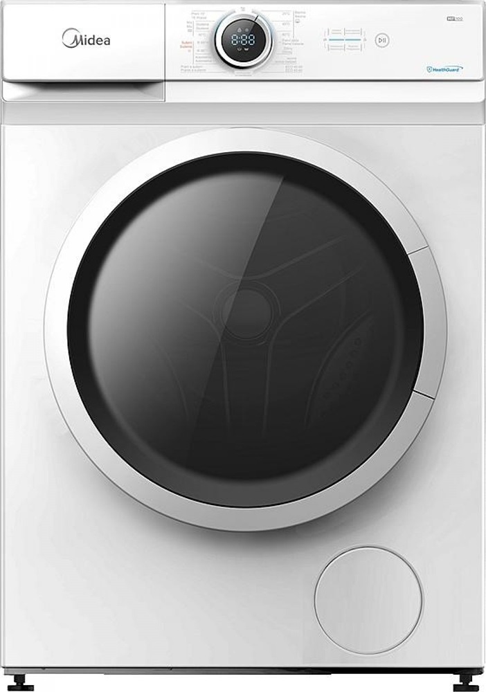 Midea MF100D80B/W-HU fehér, elöltöltős, max.1400ford., 8 kg/5 kg, mosó-szárítógép (Újszerű)