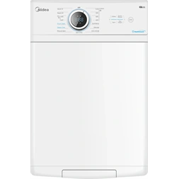 Midea MF100T60B/W-HR fehér,felültöltős, max.1200ford., 6kg, mosógép (Újszerű)
