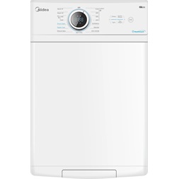 Midea MF100T80B/W-HU fehér, felültöltős, max.1250ford., 8 kg, mosógép (Újszerű)