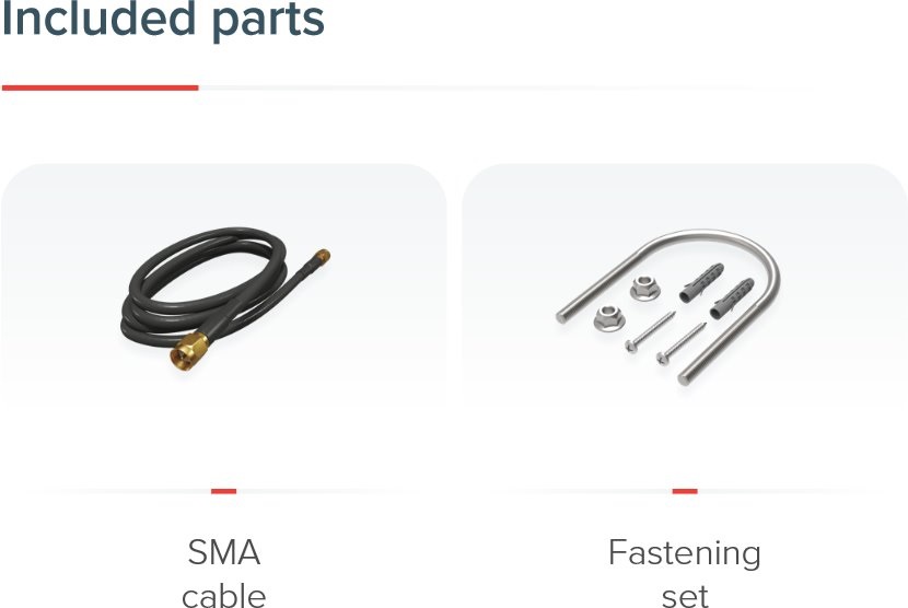 MikroTik 868_Omni_antenna LoRa 824-960MHz 6.5dBi Omni Antenna Kit