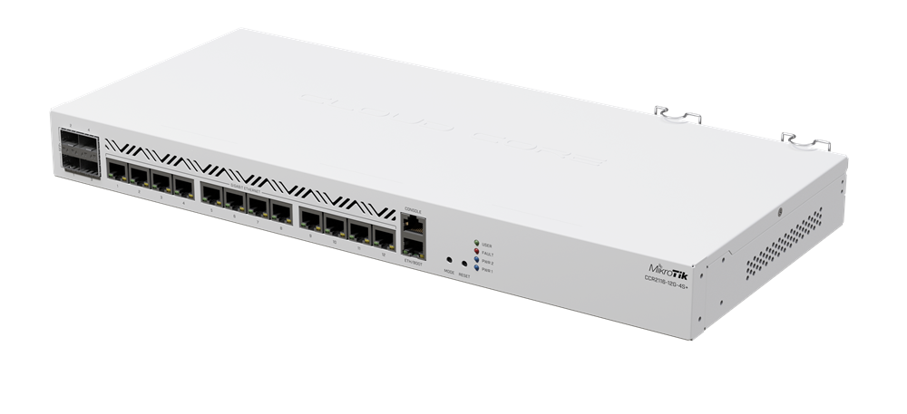 MikroTik CCR2116-12G-4S+ 13xGbE LAN 4xSFP+ port 19" Cloud Core Router