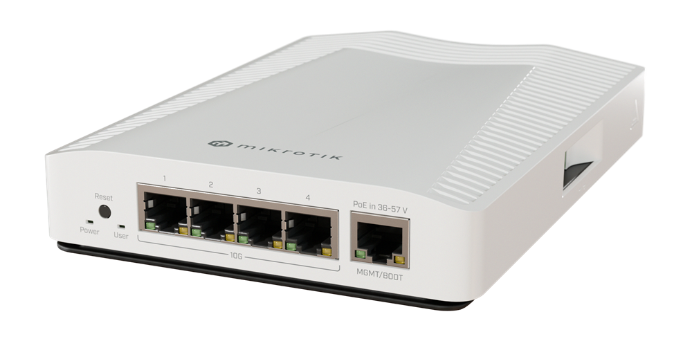 MikroTik CRS304-4XG-IN L5 4x10G RJ45 LAN 1xGbE LAN management port Cloud Router Switch