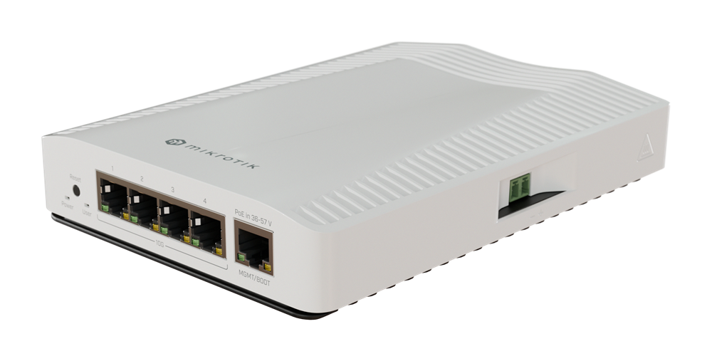 MikroTik CRS304-4XG-IN L5 4x10G RJ45 LAN 1xGbE LAN management port Cloud Router Switch