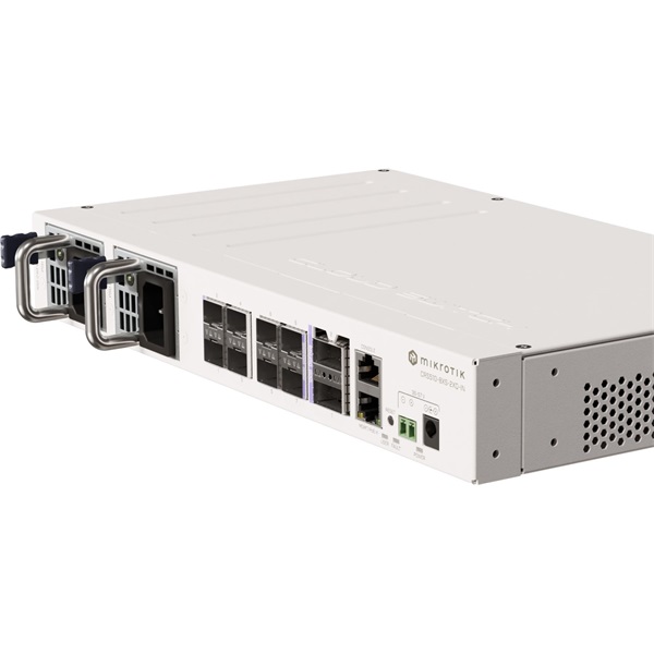 MikroTik CRS510-8XS-2XQ-IN L5 1xFE LAN, 2x 100G QSFP28, 8x25G SFP28 port Cloud Router Switch