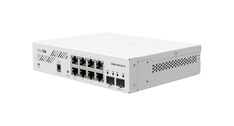 MikroTik CSS610-8G-2S+IN 8xGbE LAN 2xSFP+ port Cloud Smart Switch