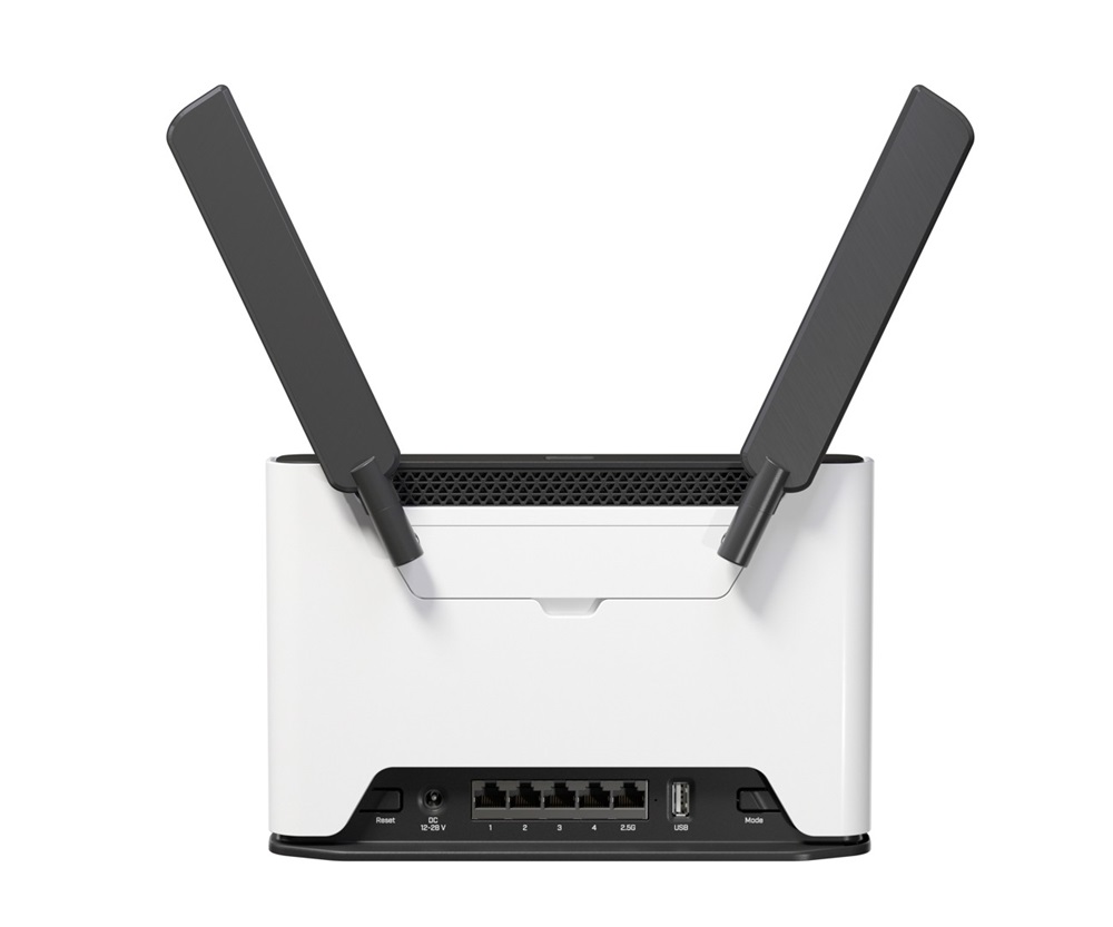 MikroTik Chateau 5G R17 ax 4xGbE, 1x2.5G LAN port 1xSIM slot 802.11ax Dual-Band Vezeték nélküli Wi-Fi 6 LTE 5G router