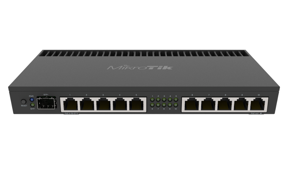 MikroTik RB4011iGS+RM 10port GbE LAN/WAN 1xSFP+ Smart router