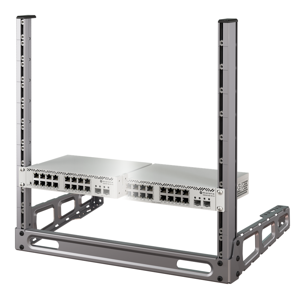 MikroTik RMK-2x10/19 10" Dual Rack mount kit CSS318-16G-2S+IN routerhez