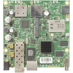 MikroTik RouterBOARD 922UAS-5HPacD 1xGbE LAN, USB, 1xSFP, miniPCIe, SIM slot, 5GHz 802.11 a/c beépített rádióval