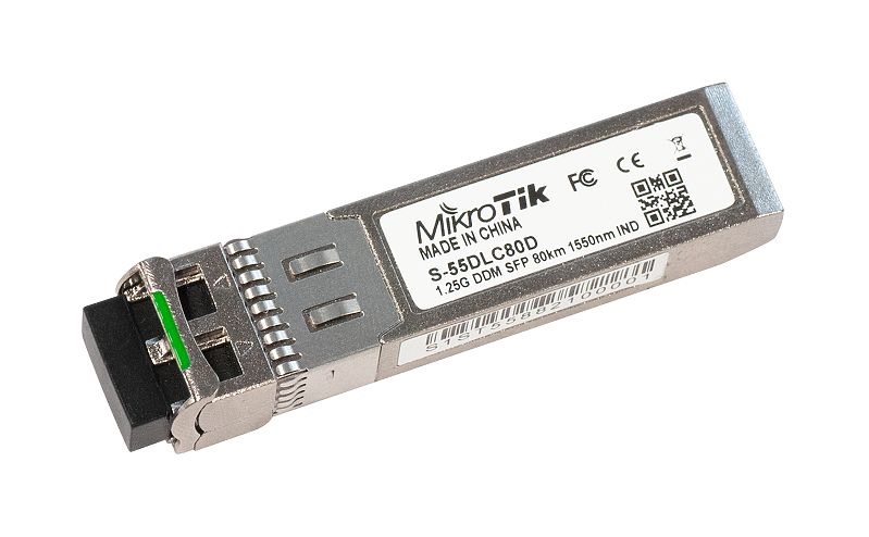MikroTik SFP modul 1.25G SM 80km 1550nm