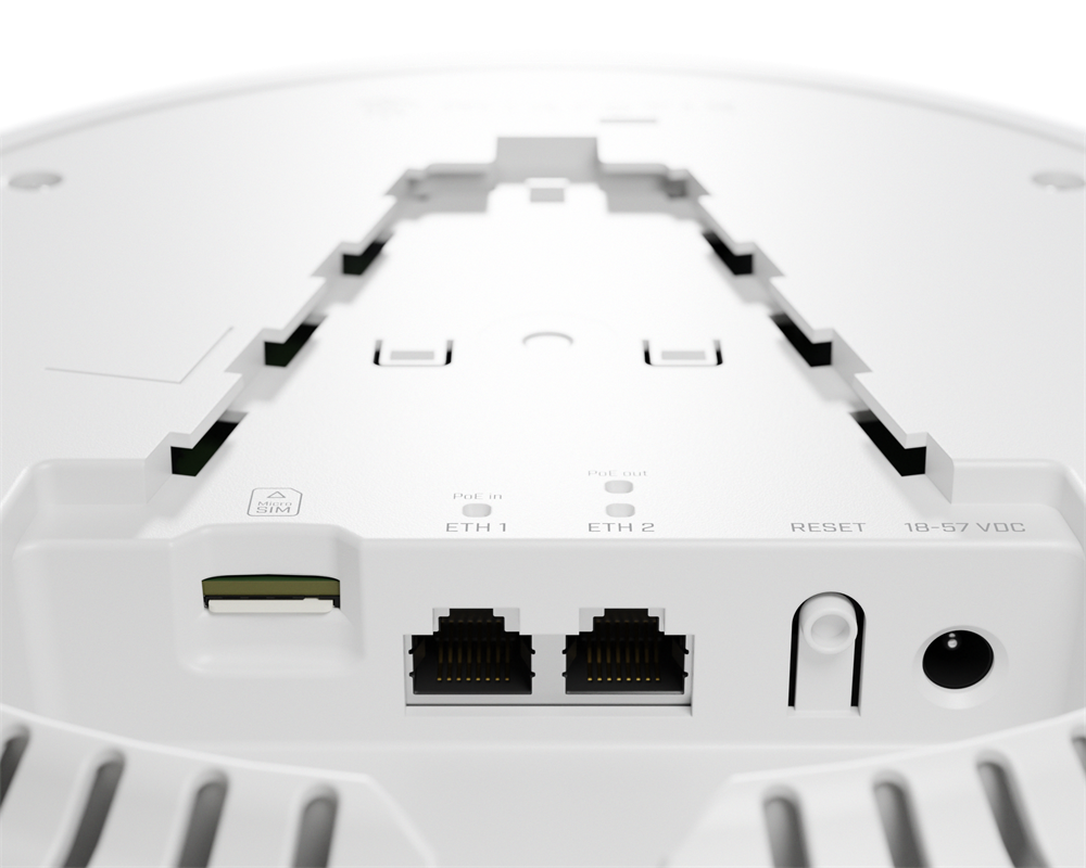 MikroTik cAP LTE12 ax 2xGbE LAN port 1xSIM slot LTE12 modem 802.11ax Dual-Band Vezeték nélküli Wi-Fi 6 LTE Access Point