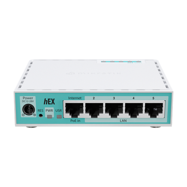 MikroTik hEX (2024 verzió) E50UG L4 512MB 5xGbE LAN port router