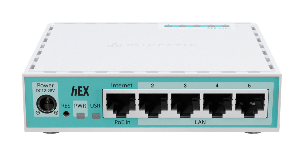 MikroTik hEX (2024 verzió) E50UG L4 512MB 5xGbE LAN port router