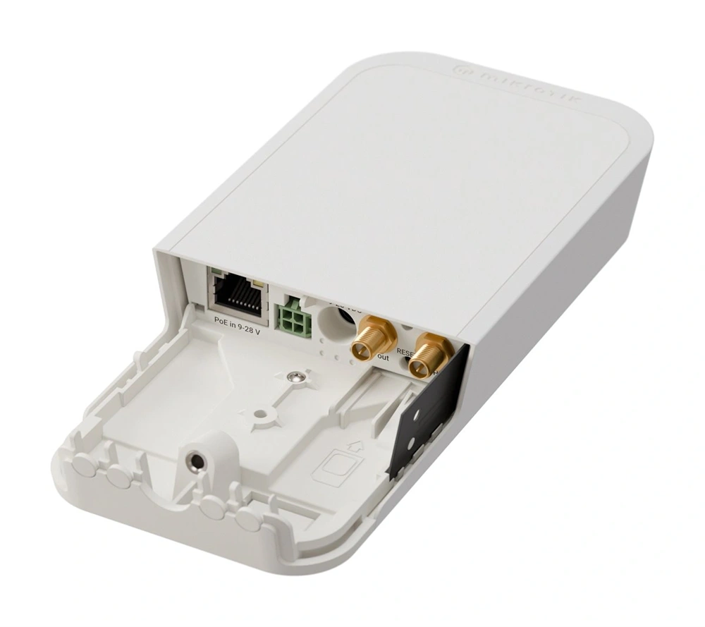 MikroTik wAP LR8G kit 802.11b/g/n 1x FE LAN port 1x R11e-LR8G modul 2,4GHz WiFi kültéri LoRaWAN gateway