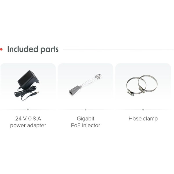 Mikrotik ATL LTE18 kit 4x4 MIMO 1xGbE LAN port 1x microSIM foglalat beépített LTE18 modem antenna