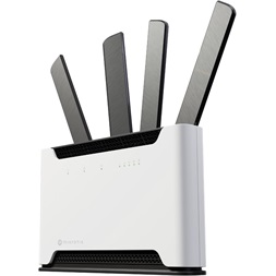 Mikrotik Chateau 5G ax kit 4xGbE LAN 1x2.5G LAN port 1xSIM slot 802.11ax Dual-Band Vezeték nélküli Wi-Fi 6 LTE/5G Router