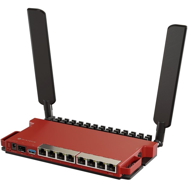 Mikrotik L009UiGS-2HaxD-IN 8xGbE LAN 1xSFP 2.5GbE SFP port 802.11ax Dual-Band Wi-Fi 6 Smart Router