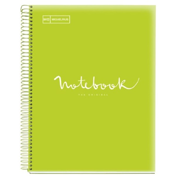 Miquelrius Emotions A5 PP 120 lapos lime vonalas spirálfüzet